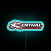 rental led rgb neon sign blue