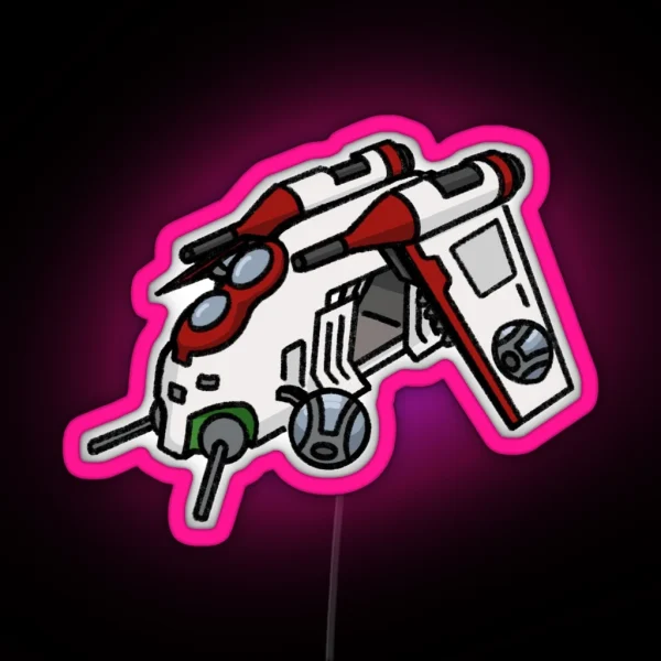 Republic Gunship RGB Neon Sign