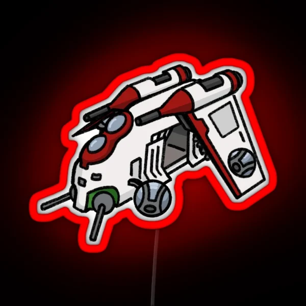 Republic Gunship RGB Neon Sign