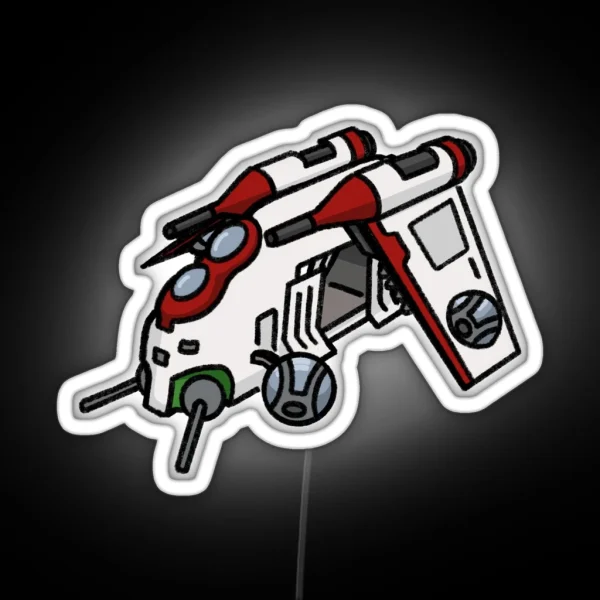 Republic Gunship RGB Neon Sign