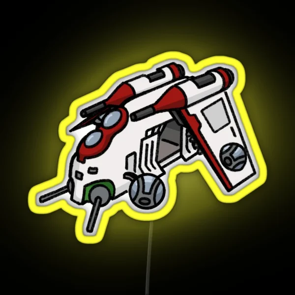 Republic Gunship RGB Neon Sign