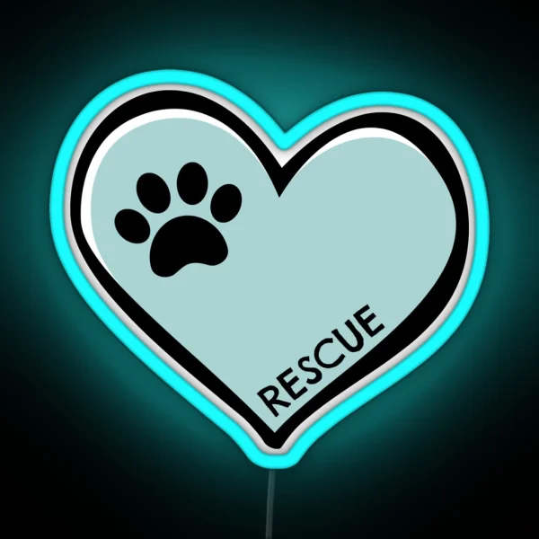 Rescue RGB Neon Sign