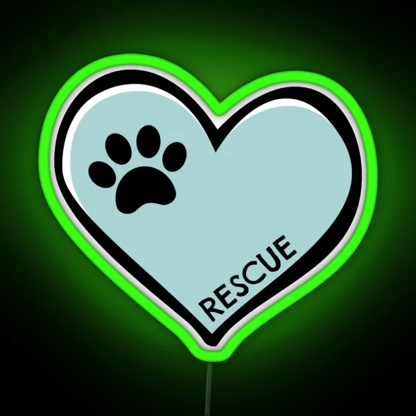 Rescue RGB Neon Sign