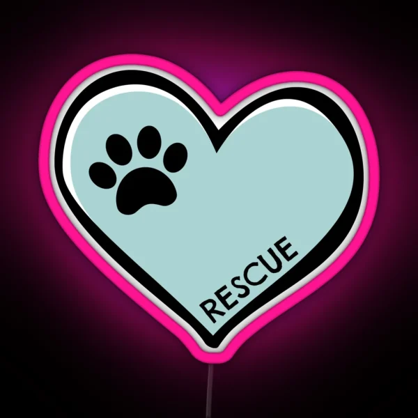 Rescue RGB Neon Sign