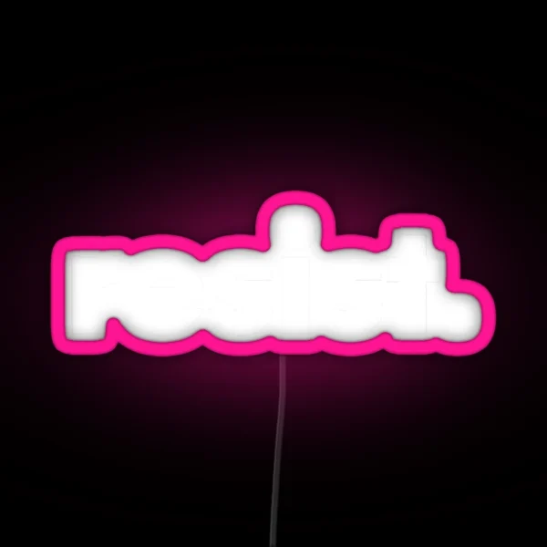 Resist RGB Neon Sign