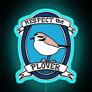 Respect The Plover RGB Neon Sign