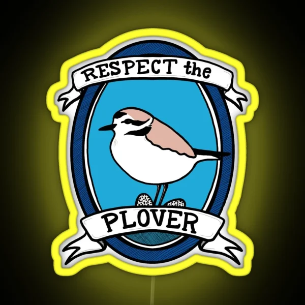 Respect The Plover RGB Neon Sign