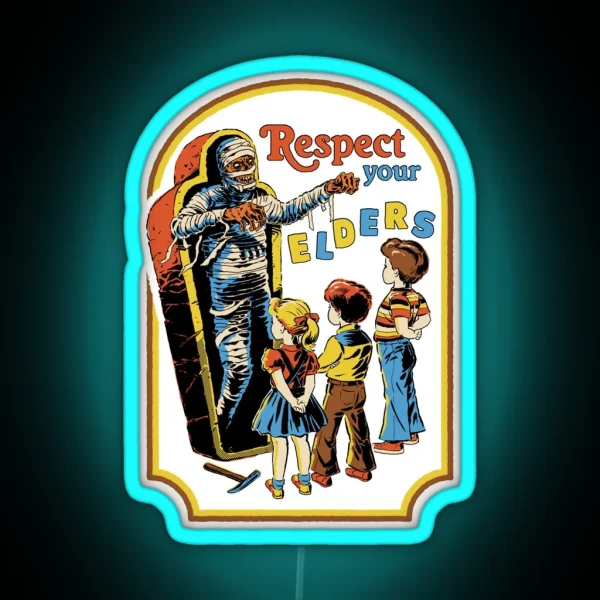 Respect Your Elders RGB Neon Sign