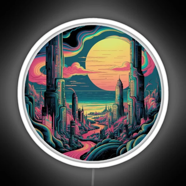 Retro City RGB Neon Sign