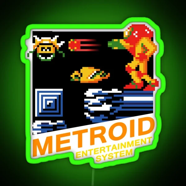 Retro Classic Games RGB Neon Sign