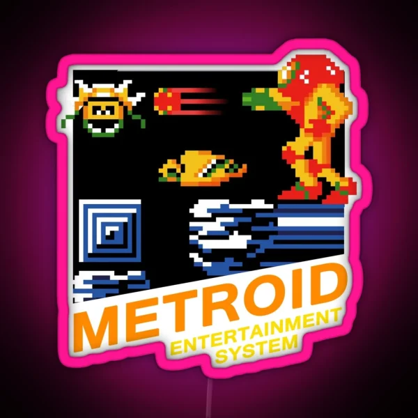 Retro Classic Games RGB Neon Sign