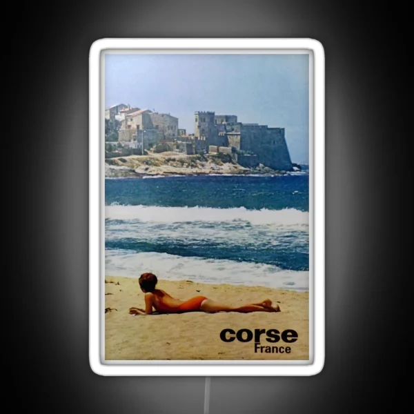 Retro Corse France RGB Neon Sign