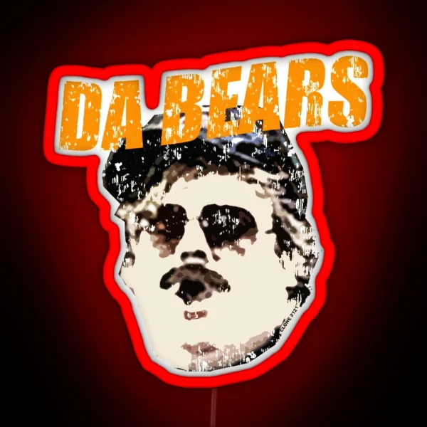 Retro Da Bears Parody RGB Neon Sign