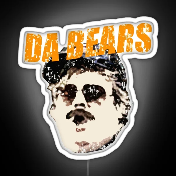 Retro Da Bears Parody RGB Neon Sign