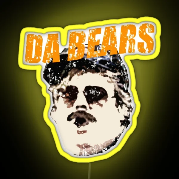Retro Da Bears Parody RGB Neon Sign