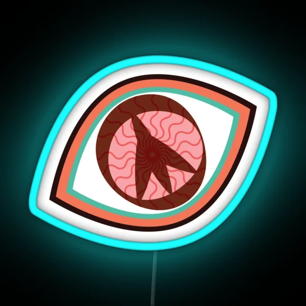 Retro Eye Dizzy RGB Neon Sign