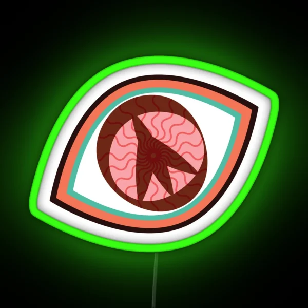 Retro Eye Dizzy RGB Neon Sign