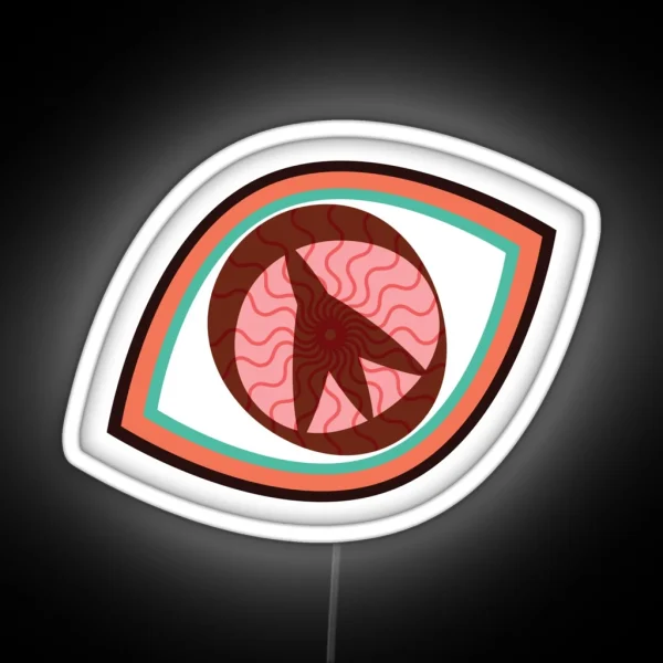 Retro Eye Dizzy RGB Neon Sign