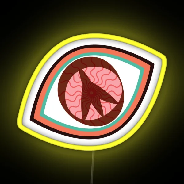 Retro Eye Dizzy RGB Neon Sign