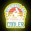 father's day retro neon sign cool dad motocross gift idea like a regular dad but cooler