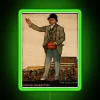 Retro Iconic Race Goer RGB Neon Sign - Green