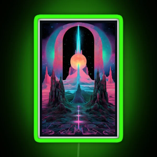 Retro Sci Fi 17 RGB Neon Sign