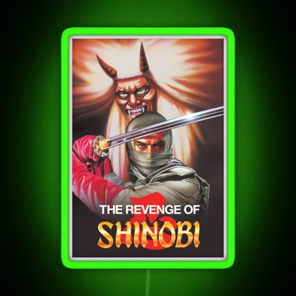 Revenge Of Shinobi RGB Neon Sign