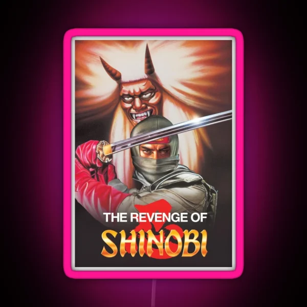 Revenge Of Shinobi RGB Neon Sign
