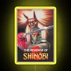 revenge of shinobi neon sign rgb yellow
