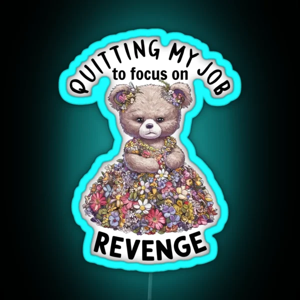 Revenge The Ultimate Fashion Statement RGB Neon Sign