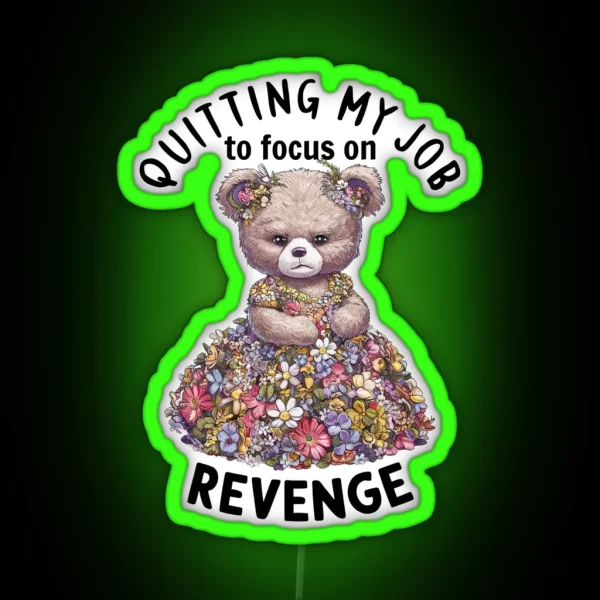 Revenge The Ultimate Fashion Statement RGB Neon Sign