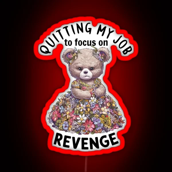 Revenge The Ultimate Fashion Statement RGB Neon Sign