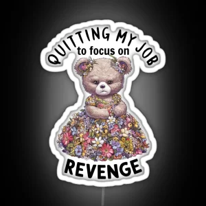 Revenge The Ultimate Fashion Statement RGB Neon Sign