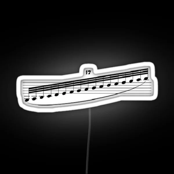 Rhapsody In Blue Clarinet Gliss RGB Neon Sign