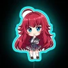 Chibi Rias Gremory RGB Neon Sign Blue
