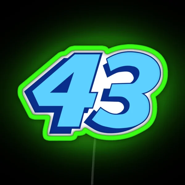 Richard Petty 43 RGB Neon Sign
