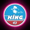 neon rgb richard petty the king sign pink vibrant racing icon