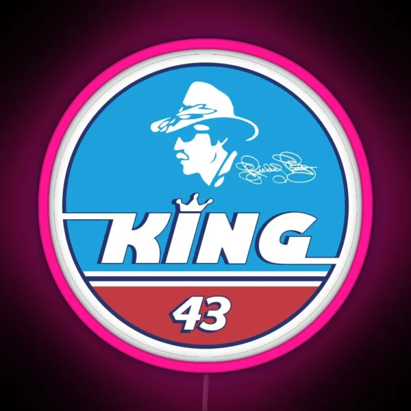 Richard Petty The King RGB Neon Sign