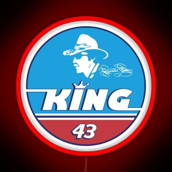 Richard Petty The King RGB Neon Sign