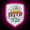 Richmond Badge Neon Sign Pink