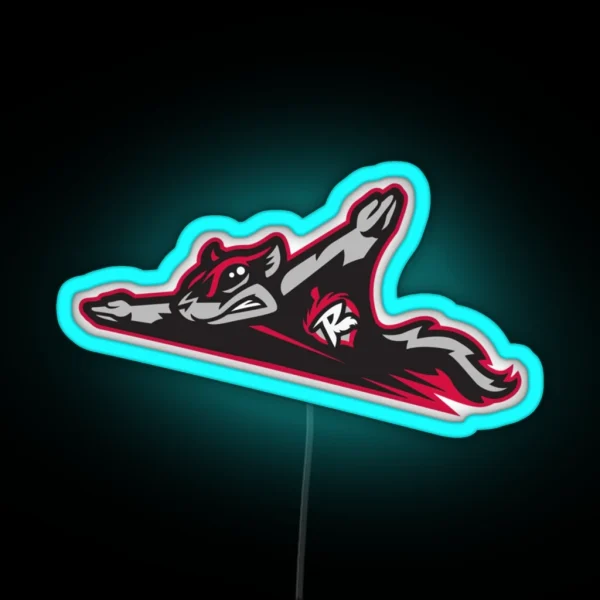 Richmond Flying Squirrels Icons Classic Led RGB Neon Sign