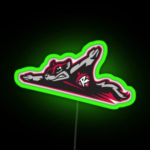 Richmond Flying Squirrels Icons Classic Led RGB Neon Sign