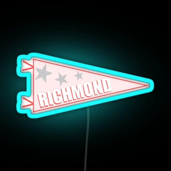 Richmond Pennant RGB Neon Sign