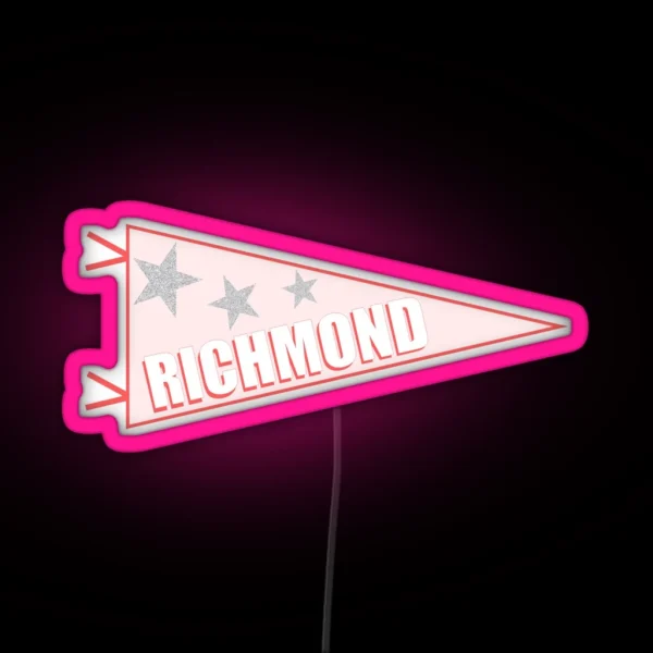 Richmond Pennant RGB Neon Sign