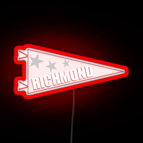 Richmond Pennant RGB Neon Sign