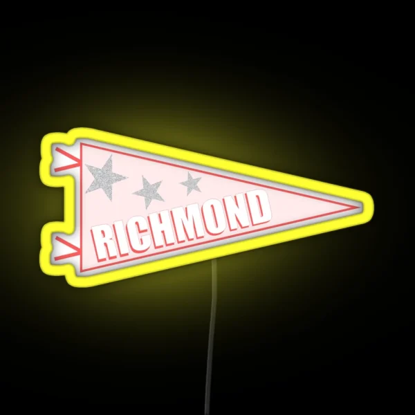 Richmond Pennant RGB Neon Sign