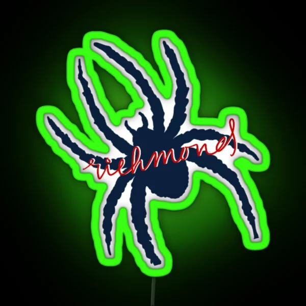 Richmond Spider Handwritten RGB Neon Sign