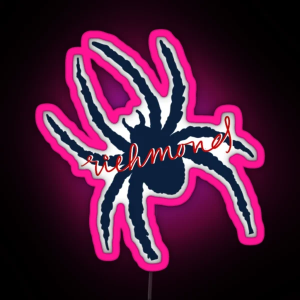 Richmond Spider Handwritten RGB Neon Sign