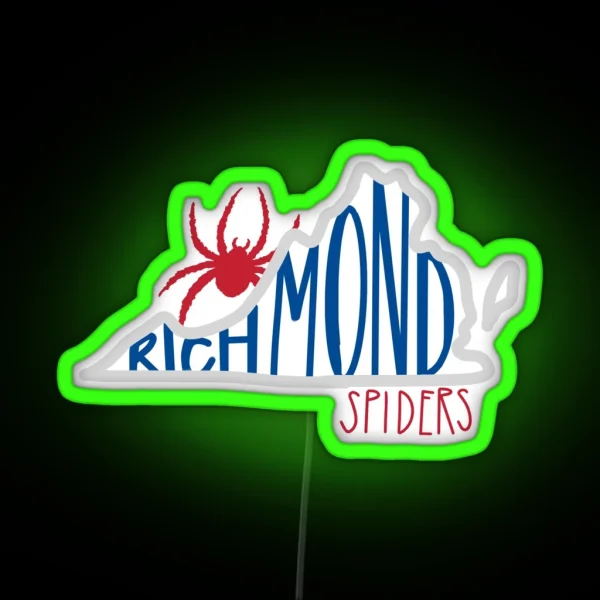 Richmond Spiders Virginia RGB Neon Sign