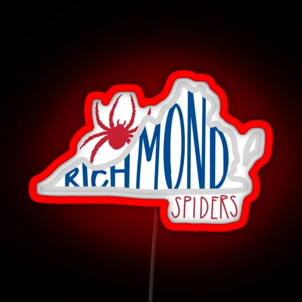 Richmond Spiders Virginia RGB Neon Sign